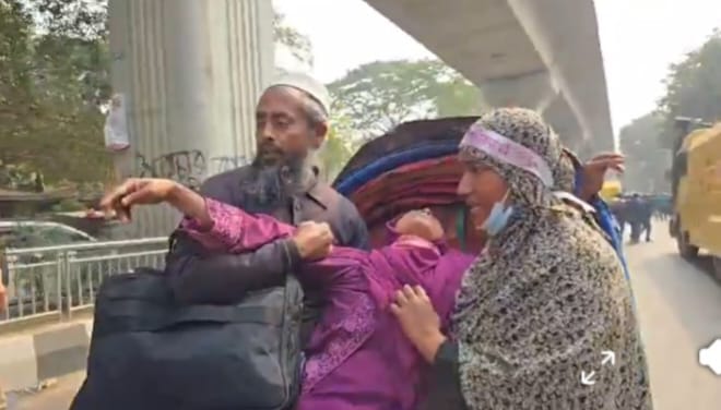 “আন্দোলনরত এবতেদায়ী মাদ্রাসার শিক্ষকদের ওপর পুলিশের লাঠিচার্জ”