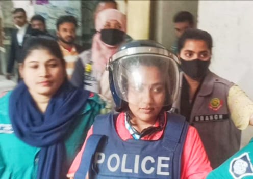 নিষিদ্ধ ঘোষিত ছাত্রলীগ নেত্রী নিশি কারাগারে
