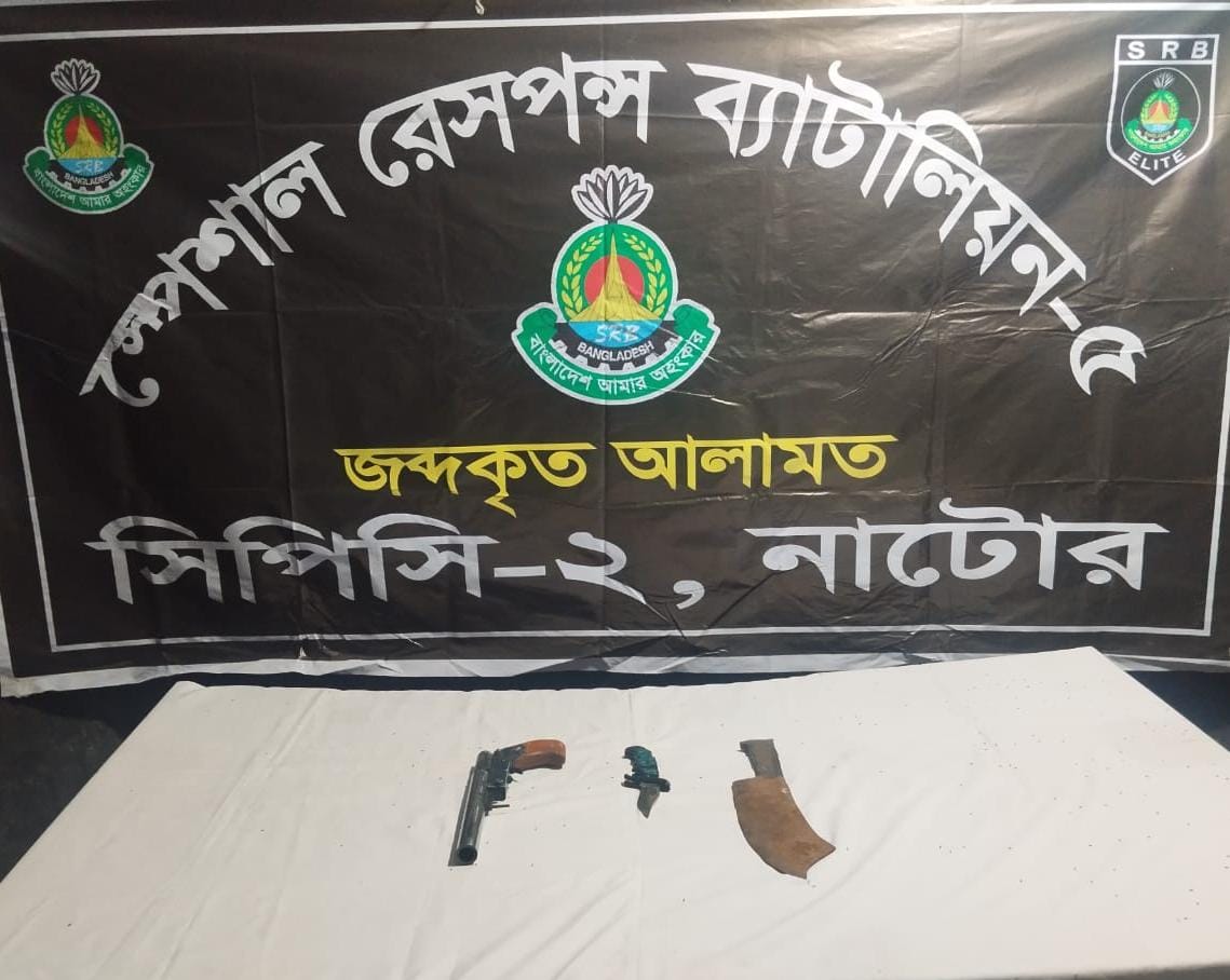 পরিত্যক্ত ব্যাগেঃ আগ্নেয়াস্ত্র উদ্ধার