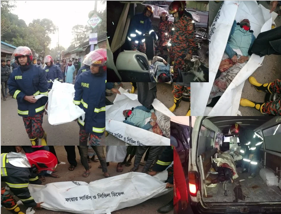 গ্রীন লাইন বাস নিয়ন্ত্রণ হারিয়ে দোকানে,নিহত ১জন আহত ১২ জন