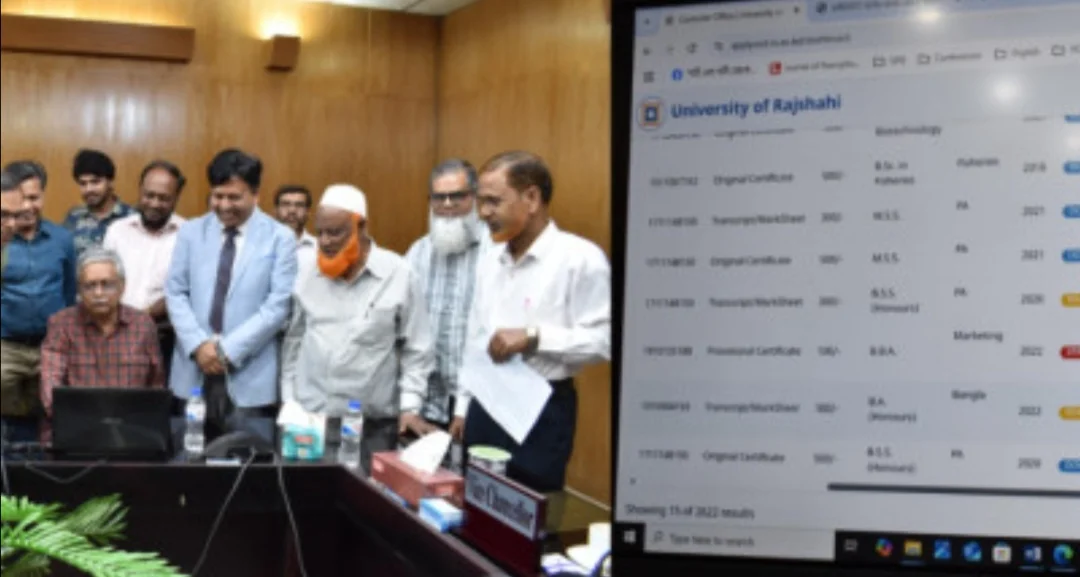 রাবির সনদ প্রদান প্রক্রিয়া, আরও সহজ হলো।