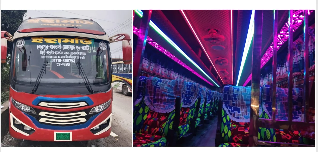 “মোহাম্মদপুর- ময়মনসিংহ রুটে বিলাসবহুল ‘ইছামতি এক্সপ্রেস ০১’ চলাচল শুরু”