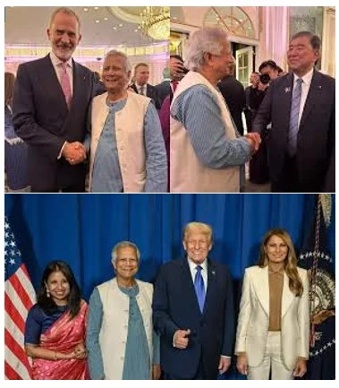 নিউইয়র্কে ট্রাম্প সংবর্ধনায় প্রধান উপদেষ্টা মুহাম্মদ ইউনূস