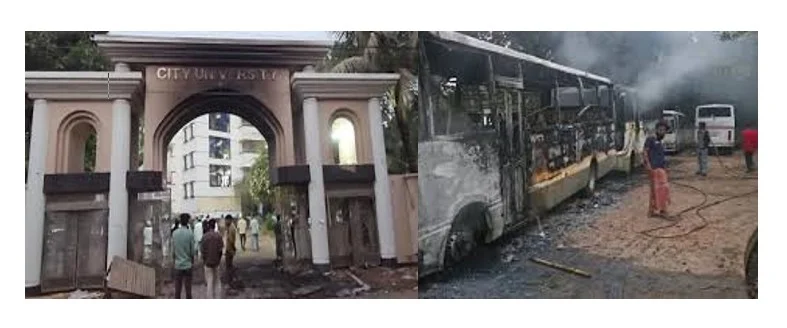 আশুলিয়ায় ড্যাফোডিল ও সিটি ইউনিভার্সিটির শিক্ষার্থীদের সংঘর্ষে দেড় শতাধিক আহত
