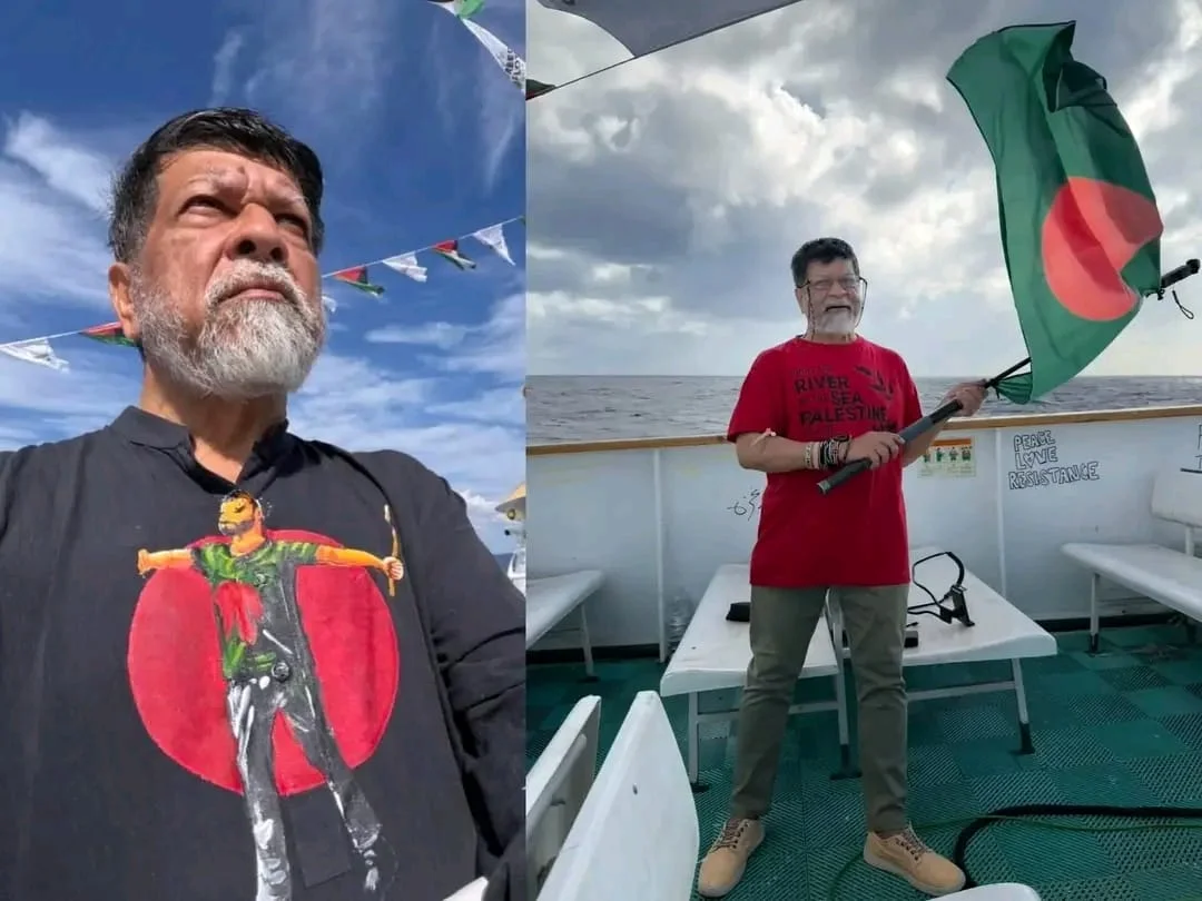 বাংলাদেশের শহিদুল আলম সহ ফ্লোটিলার জাহাজ আটক ইসরায়েলে..