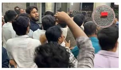 বাংলামোটরে এনসিপি কার্যালয়ের সামনে ককটেল বিস্ফোরণ, পাঁচজন আটক
