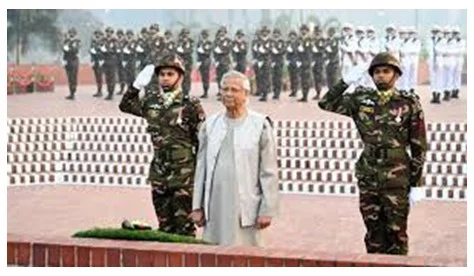 বিজয় দিবসে জাতীয় স্মৃতিসৌধে প্রধান উপদেষ্টার শ্রদ্ধা