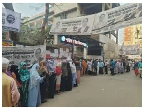 ত্রয়োদশ জাতীয় সংসদ নির্বাচনের ভোটগ্রহণ শুরু হয়েছে।