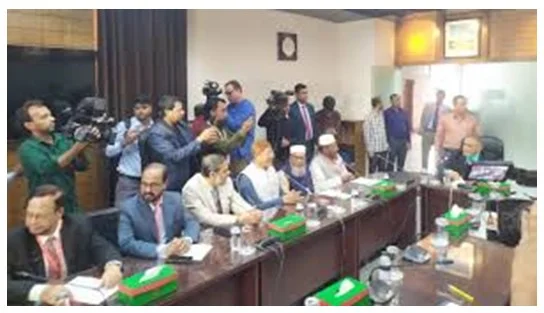 আগারগাঁও ইসিতে জামায়াত-ইসলামীর প্রতিনিধিদলের বৈঠক