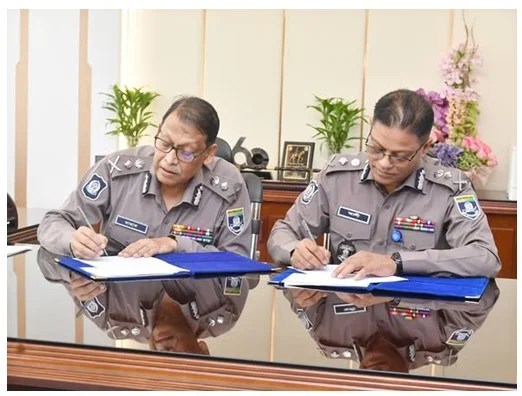 দায়িত্ব গ্রহণ করলেন নবনিযুক্ত আইজিপি